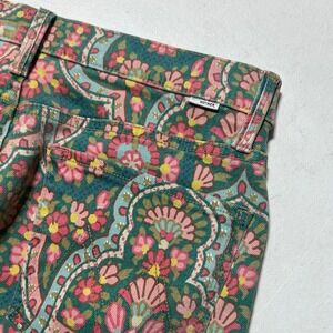 Mother Jeans Womens 30 Green The Rambler Zip Ankle Second Chance Denim USA